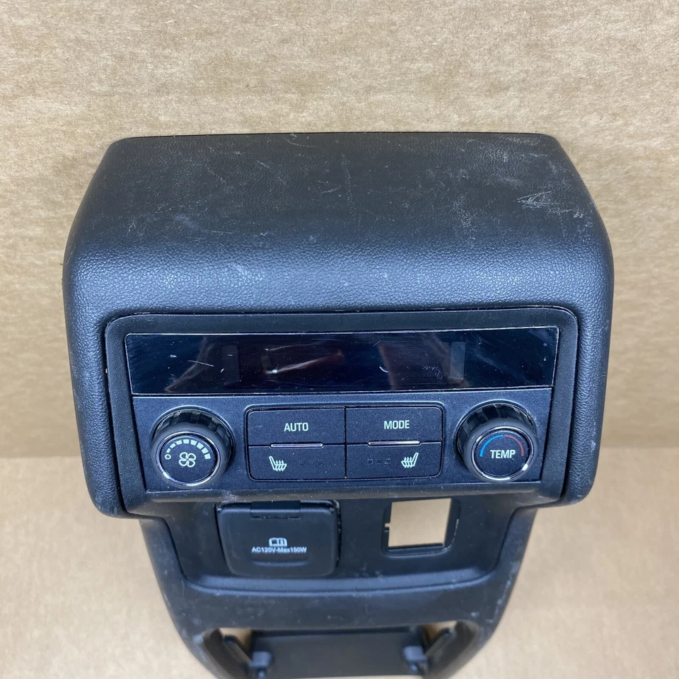 GMC ACADIA 2017-2023 consola central asiento trasero calefacción interruptor de control OEM Foto 2 de 4