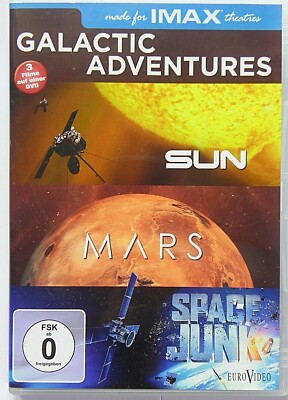 DVD - GALACTIC ADVENTURES - SUN - MARS - SPACE JUNK - made for IMAX - MS: 5514