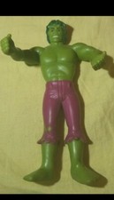 INCREDIBILE HULK ACTION FIGURE MARVEL VINTAGE,ANNO 1978,CURVABILE IN GOMMA