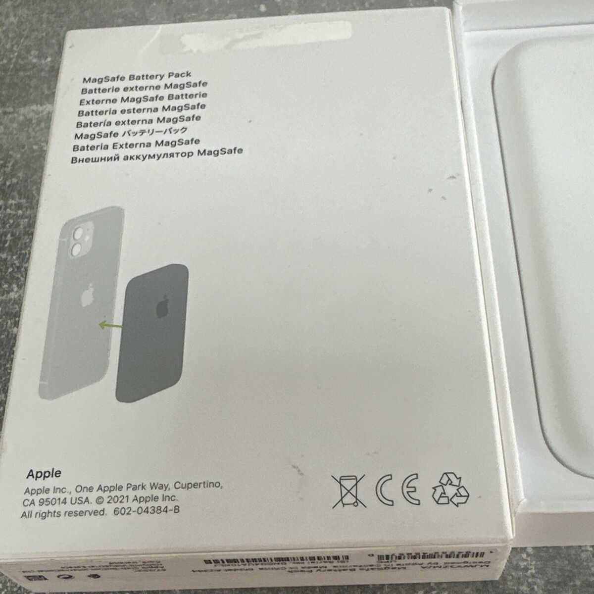 OFFICIAL GENUINE APPLE MAGSAFE BATTERY PACK IPHONE 12 /13 OFFICIAL GENUINE APPLE MAGSAFE BATTERY PACK IPHONE 12 /13