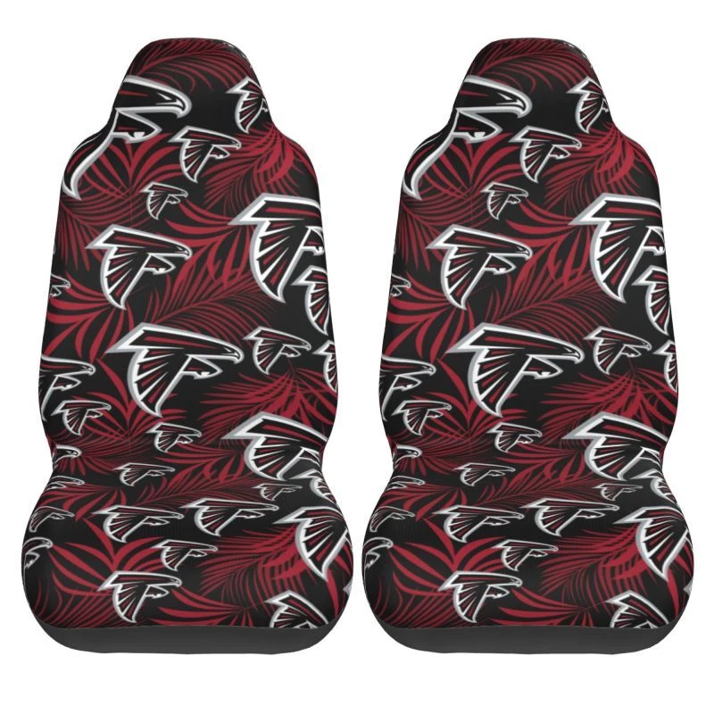 2pcs Atlanta Falcons Elastic Car Seat Covers Printed Seat Cover Universal