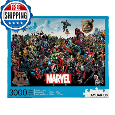 Aquarius Marvel Puzzle Cast 3000 Piece Jigsaw Puzzle - Officially Licensed