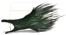 Hareline Fly-Tying Hackle Saddle Clump Black #532