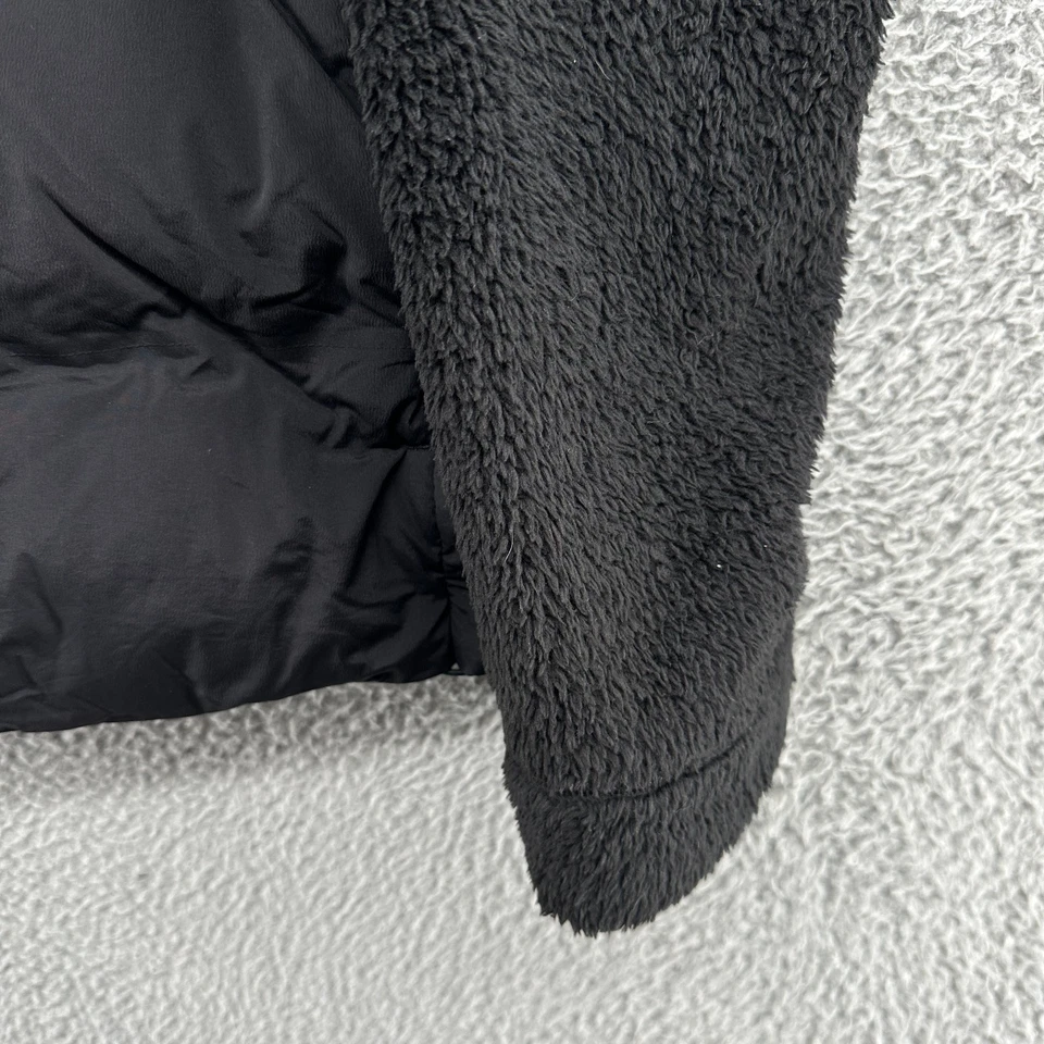 Chaqueta Lululemon Para Mujer 10 Negra Con Capucha Acogedora Clima Pullover Plumón Chaqueta Puffer Foto 4 de 4