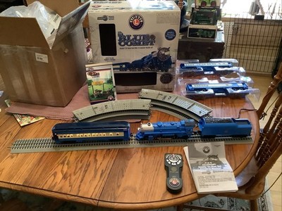 Lionel 1923070 O Gauge LionChief Blue Comet Steam Psg.Set/4-4-2 Open Box Used