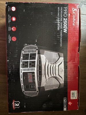 #ad Power Inverter With Cables Cobra PRO 2500W Professional Grade 2500 Watt $200.00