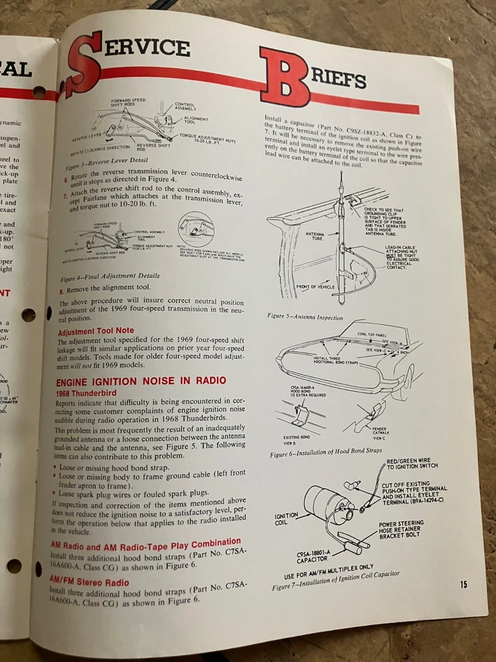 Puntas de tienda Ford Autolite marzo 1969 Ford Boss Mustang 429 Foto 3 de 3
