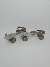 Vintage UNION HARDWARE MANUFACTURING CO. Metal Roller Skates Metal Wheels