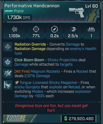 #ad Borderlands 4 • Pearlescent Pistol • Handcannon • Level 60 • PS PC XB STEAM $8.00