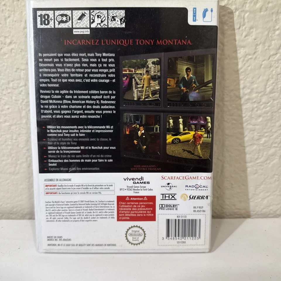 Scarface: The World is Yours (Nintendo Wii, 2007) - Image 4 of 4