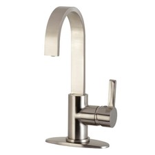 Kingston Brass LS861.CTL Continental 1.75 GPM 1 Hole Bar Faucet - Nickel