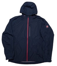 OOBE Chick-Fil-A Full Zip Rain Jacket Uniform Blue Medium M