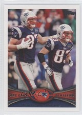 2012 Topps New England Patriots Rob Gronkowski Wes Welker #409 0f4