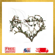 Green Woodland Elf Crown - Fairy Antler Crown Elf Forest Headpiece V-Shape