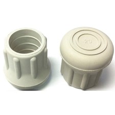 GRAINGER APPROVED LTB20GE Furniture Protective Leg Tips,1 in Dia 18AE60