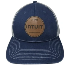Intuit Power Prosperity Snapback Trucker Hat Blue One Size Outdoor Cap
