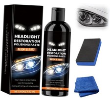 Car Headlights Restoration Kit, Upgrade Professional Headlight Stain Remover