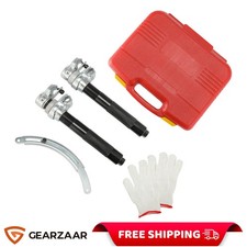 Coil Spring Compressor Strut Clamp Absorber Suspension Car Tool w / Gloves