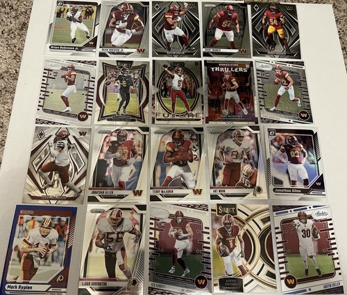 Washington Commanders Football 20 Card Team Lot - Rookie Jayden Daniels ...