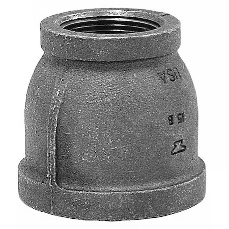 Zoro Select 0810087205 Reducer Coupling Reducer Coupling, 1" X 3/8" Pipe, Fnpt,