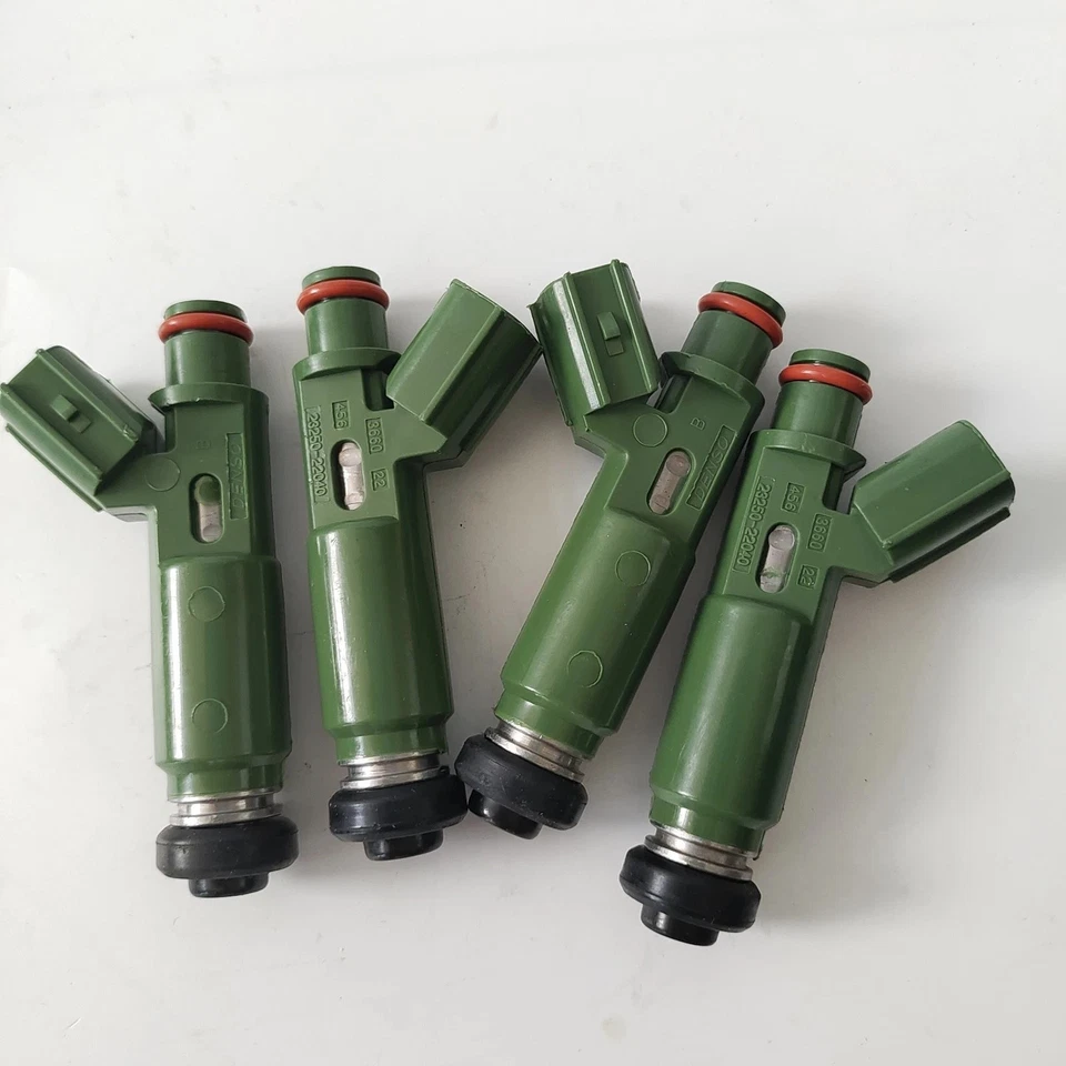 4x Inyectores de combustible DENSO 23250-22040 nuevos para Toyota Corolla Celica 1,8 L 2000-07 Foto 3 de 4