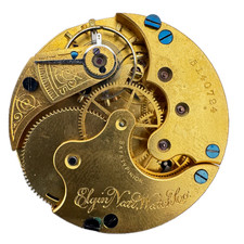 Antique 6s 1894 Elgin 11 Jewel Mechanical Hunter Pocket Watch Movement 118 USA