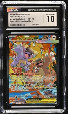 Mega Kangaskhan ex 182/132 SIR - Pokémon Mega Evolution CGC 10 Gem