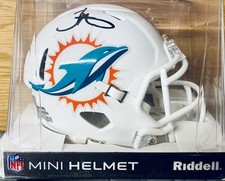 Tyreek Hill Auto Mini Helm helmet Autogramm Miami Dolphins NFL Beckett