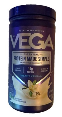 Vega Protein Made Simple Creamy Vanilla 9.2 Oz 259g Plant-Based Beverage 2027/JN