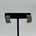 Sterling Silver 925 Marcasite Faux Pearl Necklace Earring Jewelry Set 18.6" — photo 4