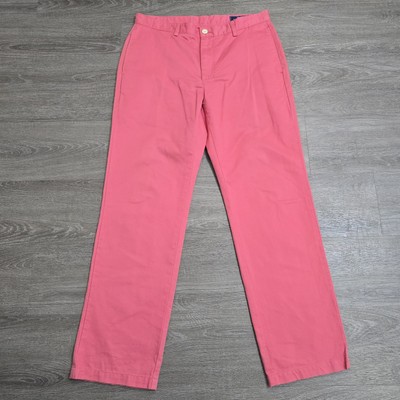 Vineyard Vines Club Pants 33x30 Bermuda Pink Plain Front Twill $78