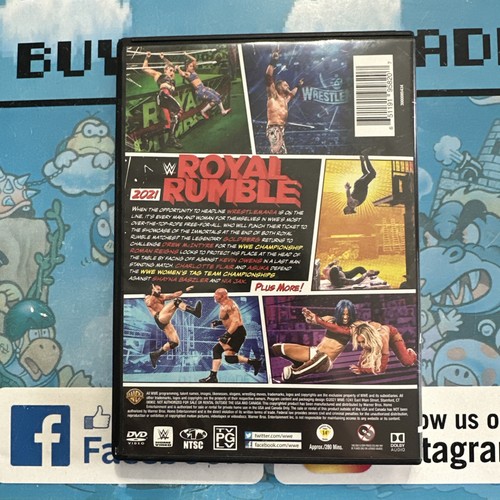 💥 WWE Royal Rumble 2021 DVD Set Roman Reigns Randy Orton Drew McIntyre ...