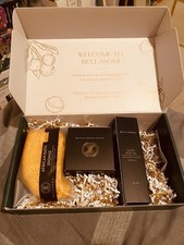 Bellanomi African Exfoliating Net Sponge, Cream  Oil Set