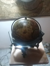 mappamondo vintage Anni 60 Da Scrivania Mappatura Antica