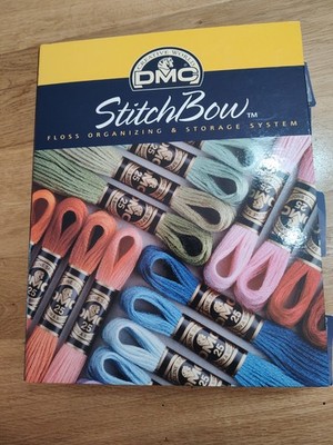 DMC Creative World Stitch Bow Floss Organizing Binder With 140 Skein Holders
