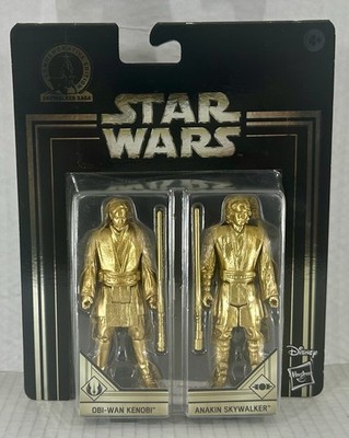 Star Wars Skywalker Saga 3.75 Gold Revenge of the Sith Anakin Obi-Wan KenobiStar