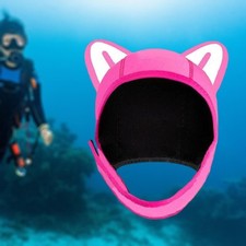 Cat Ears Scuba Diving Hood Cap Swim Hat 3mm Neoprene Hood Surfing Cap Thermal