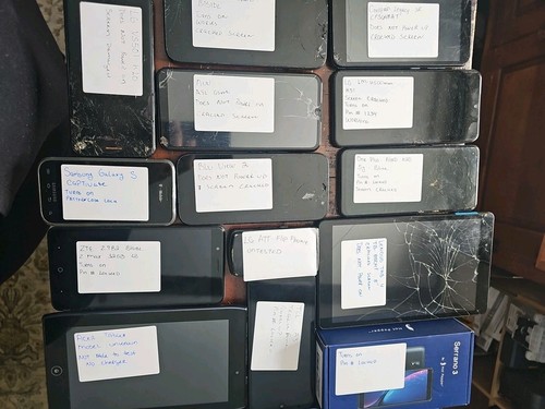 Posten 28 Handys Tablets Teile Schrott oder Goldgewinnung Samsung Apple ++ - Bild 6 von 9