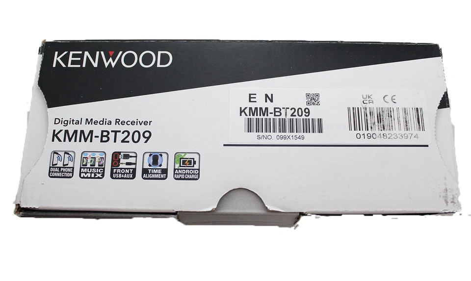 Radio Digital Media Receiver KENWOOD KMM-BT209 - Imagen 2 de 4