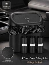 Mini Car Trash Can With Lid Portable Hanging Auto Garbage Bin Storage Organizer Mini Car Trash Can With Lid Portable Hanging Auto Garbage Bin Storage Organizer