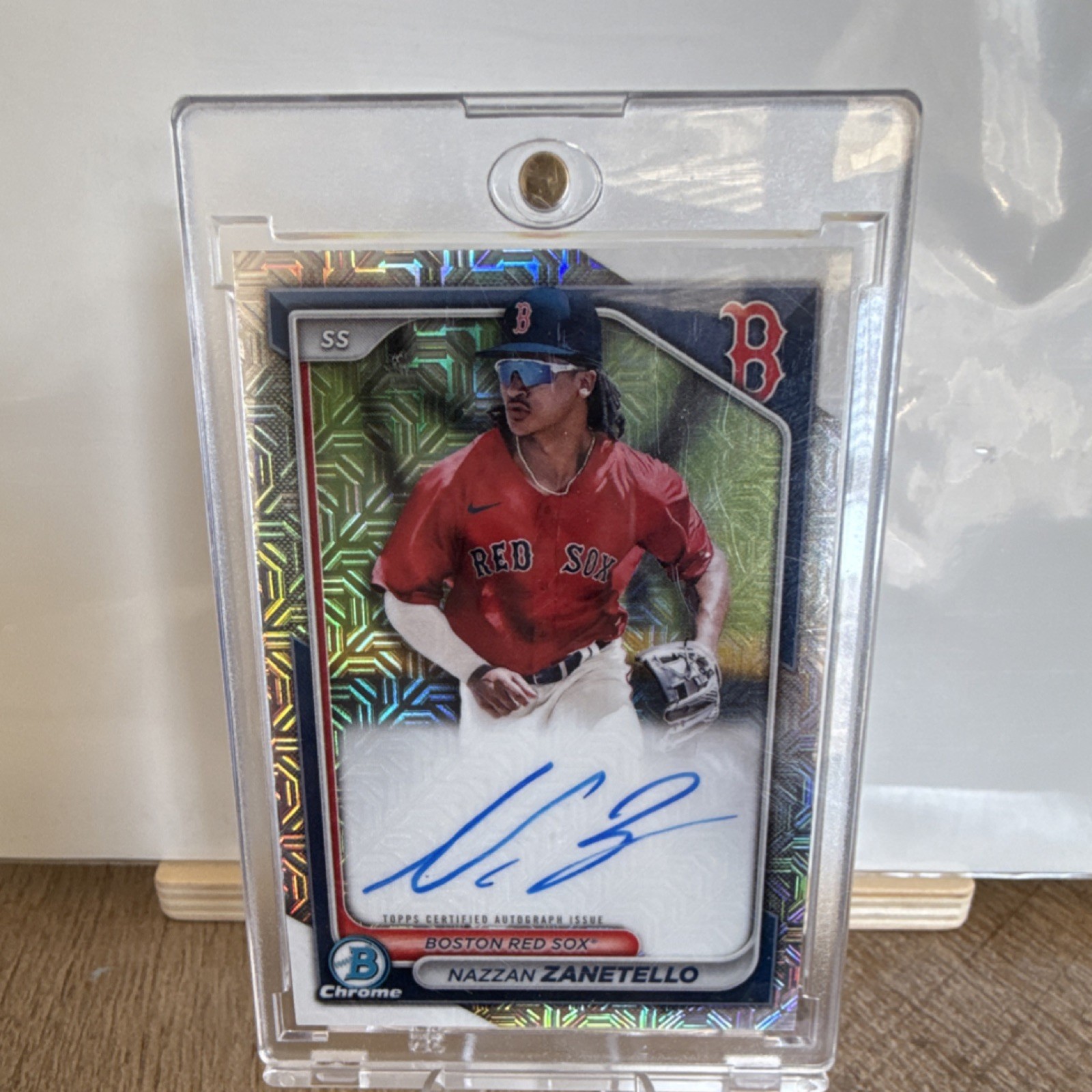 Bowman 2024 Chrome Mega Box Auto Nazzan Zanetello Red Sox #BMA-NZ