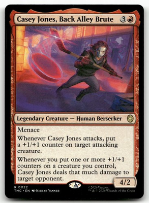 #ad Casey Jones Back Alley Brute MTG Commander: Teenage Mutant Ninja Turtles 22 R N $2.49