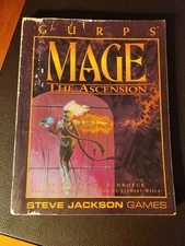 GURPS Mage: The Ascension - 1st Printing Steve Jackson Games 1994 RPG White Wolf