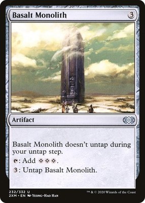 Basalt Monolith Double Masters Magic 232 Near Mint Uncommon