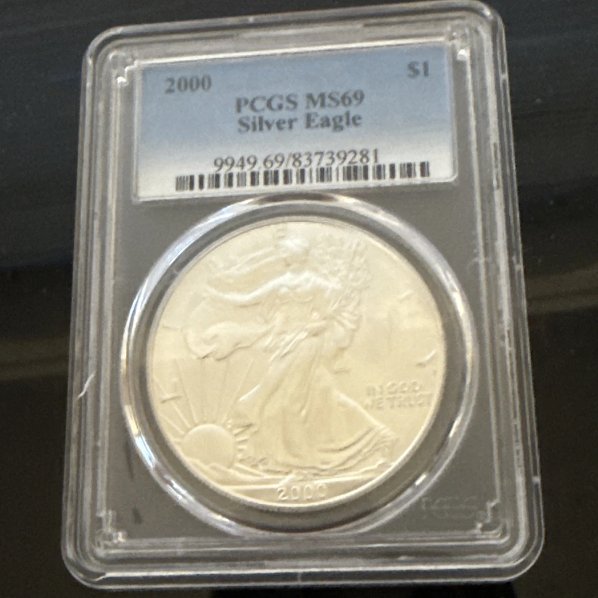 2000年 ミレニアムデザイン 銀 American Eagle MS 69 Graded 2000 Silver Bullion Coins for sale | eBay