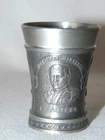 Vintage German Pewter Shot Glass NAPOLEON BONAPARTE, CORTEZ, POLO, Weber Zinn