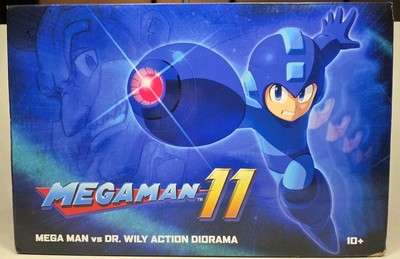 Megaman 11 Mega Man Vs Dr. Wily Action Diorama Groveling Bobble Statue Capcom 