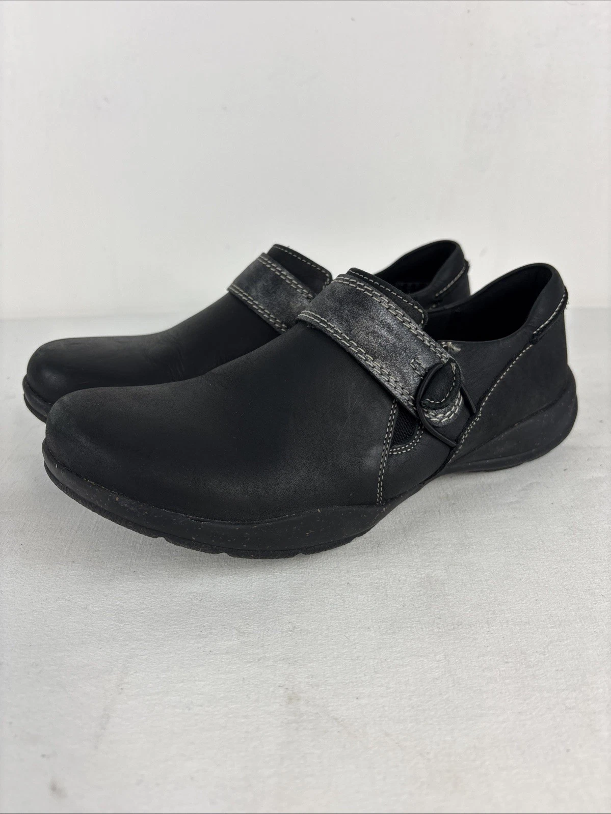 Mocassino Clarks Collection donna 6 5 M Roseville Dot 27857 nero scarpa slip on us intime ottimeioni