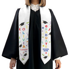 Personalized Kindergarten Pre-K Teacher Graduation Stole Class Of 2026 Sash Gift