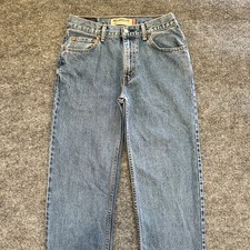 VTG Levis Student 550 Jeans Men Fit 28x32 Blue Faded Relax Distress Denim Pants